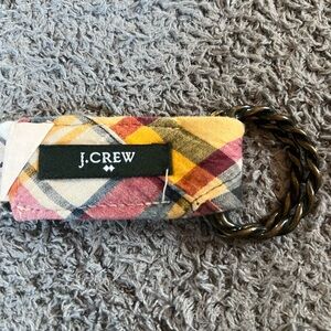 J.Crew Multicolor Plaid belt